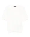 Balmain Pb Labyrinth Knit Top In White