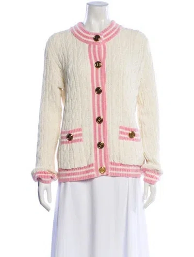 Pre-owned Balmain Crew Neck Sweater In Neutral