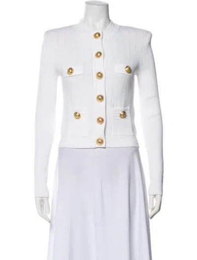 Pre-owned Balmain Crew Neck Sweater W/ Tags In Neutral