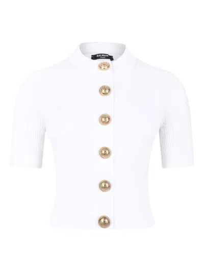 Balmain Crewneck Cardigan