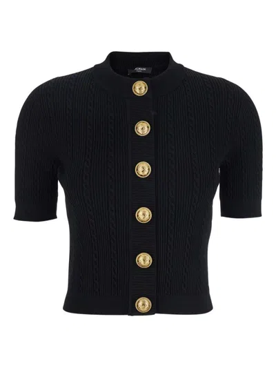 BALMAIN BALMAIN CREWNECK CARDIGAN