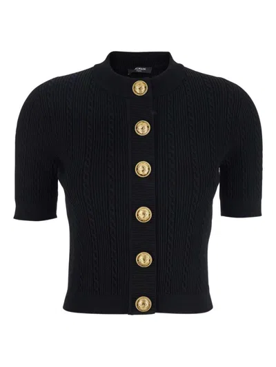 BALMAIN BALMAIN CREWNECK CARDIGAN