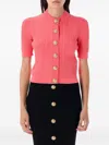 Balmain Button Embellished Knitted Cardigan