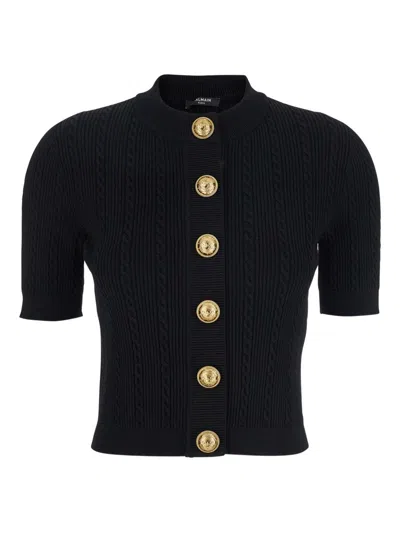 BALMAIN BALMAIN CREWNECK CARDIGAN