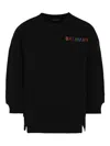 Balmain Rhinestone-embellished Sweatshirt In Black