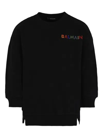 BALMAIN Crewneck cotton sweatshirt BALMAIN
