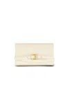Balmain Crinkled Leather Wallet With Shuffle Chain