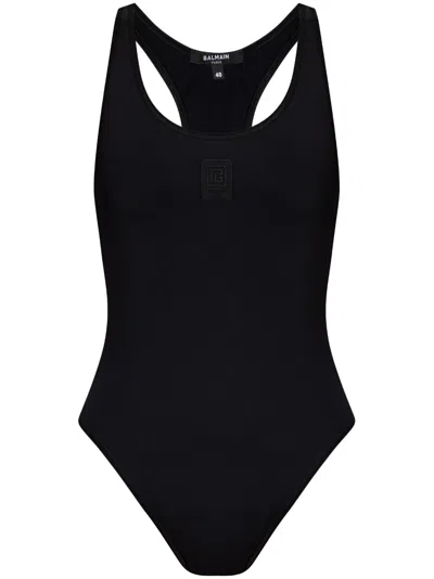 BALMAIN CRISS CROSS BACK ONE-PIECE