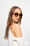 Balmain ‘croissy' Sunglasses In Brown