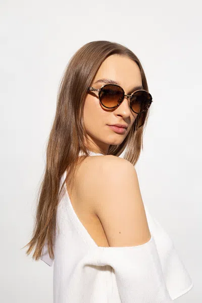 Balmain ‘croissy' Sunglasses In Brown