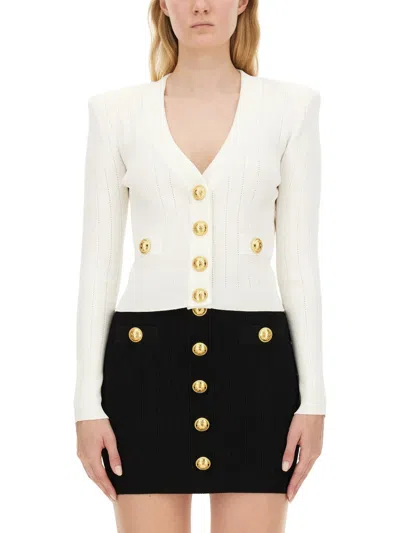 Balmain Top  Woman Color Salmon In White