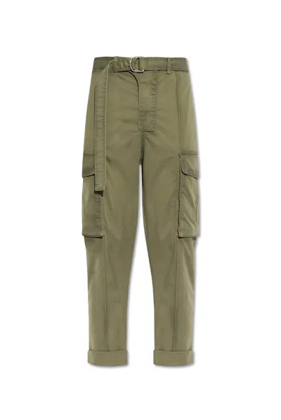 Balmain Cargo Trousers In Green