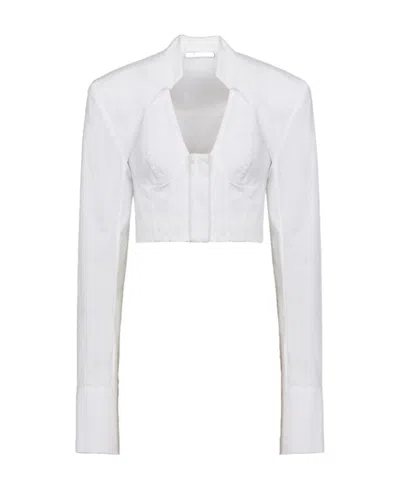 BALMAIN BALMAIN CROPPED SHIRT