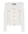 Balmain Cotton Cropped Jacket