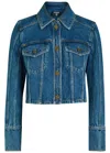 Balmain Blazer Featuring Chest Pockets Long Sleeves In Blue