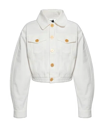 BALMAIN BALMAIN CROPPED DENIM JACKET