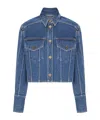 Balmain Blazer Featuring Chest Pockets Long Sleeves In Blue