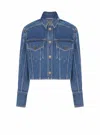 Balmain Blazer Featuring Chest Pockets Long Sleeves In Blue