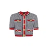Balmain Cropped Monogram Top