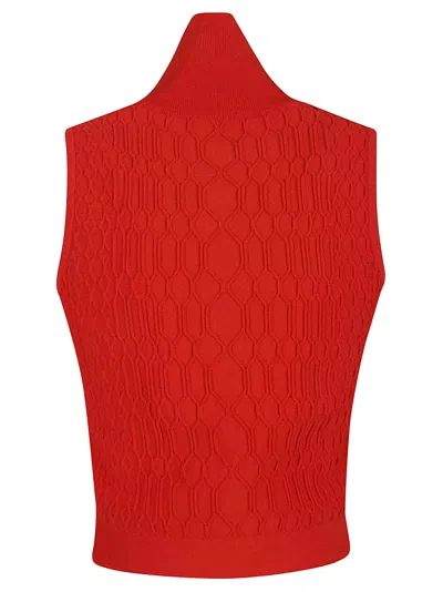 Balmain Cropped Sleeveless T In Black