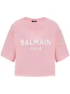 Balmain Cropped Ss T-shirt Clothing
