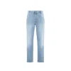 Balmain Cropped Straight Jeans In Blue