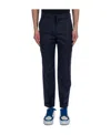 Balmain Draped Straight-leg Cropped Trousers In Black