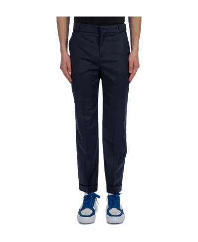 BALMAIN BALMAIN MID-WAISTED CROPPED TROUSERS