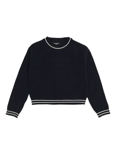 Balmain Kids' Cropped Sweater