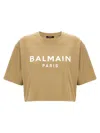 BALMAIN BALMAIN CROPPED T SHIRT