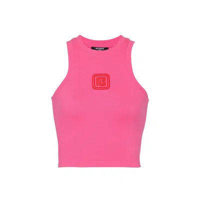 Balmain Cropped Tank Top Women