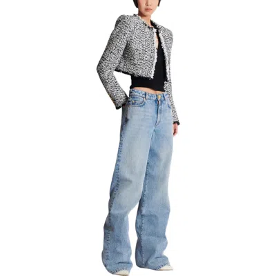 BALMAIN BALMAIN CROPPED TWEED JACKET