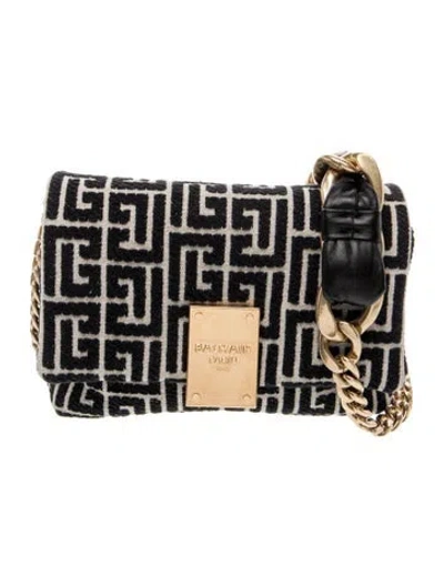 Pre-owned Balmain Crossbody Bag In Neutral