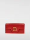 Balmain Rectangular Shoulder Bag In Red