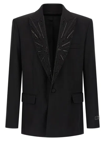 BALMAIN CRYSTAL BLAZER