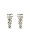 BALMAIN CRYSTAL PENDANT EARRINGS