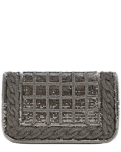 Balmain Crystal-embellished Silk Clutch Bag (authentic Pre-loved) In Multi