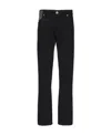 Balmain Black Mid Rise Jeans In Black