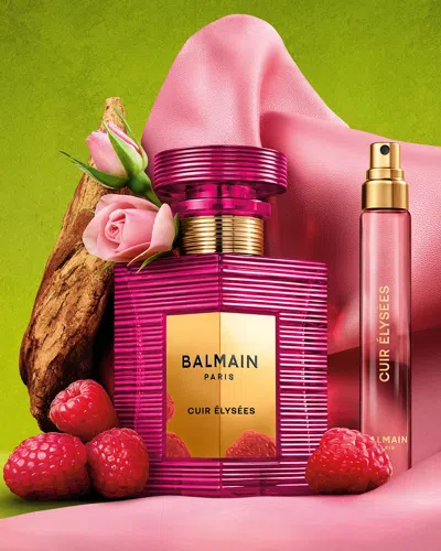 Balmain Cuir Elysees Eau De Parfum, 0.33 Oz. In Pink