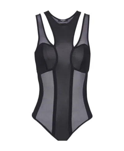 Balmain Cut-out Detailed Body In Black