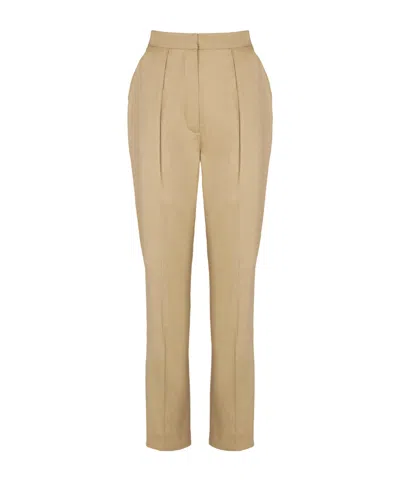 Balmain Hose Mit Abnähern In Brown
