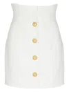 Balmain Decorative-button Mini Skirt