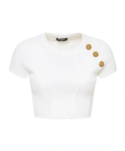 Balmain Decorative Button Sweater