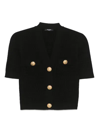 BALMAIN DECORATIVE-BUTTON TOP
