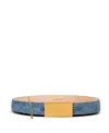 Balmain Safety-pin Denim Belt