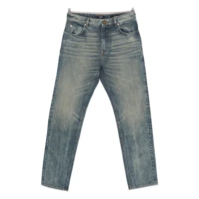 Balmain Jeans With Belt Loops In Gray