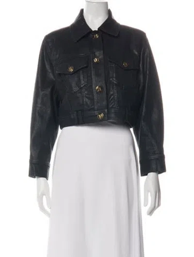 Pre-owned Balmain Denim Jacket In Black