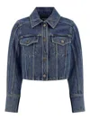 Balmain Blazer Featuring Chest Pockets Long Sleeves In Blue