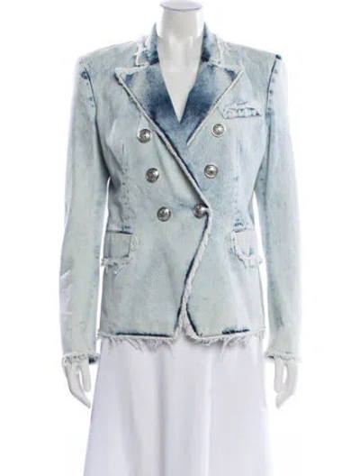 Pre-owned Balmain Denim Jacket In Blue