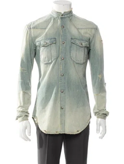 Pre-owned Balmain Denim Jacket In Blue